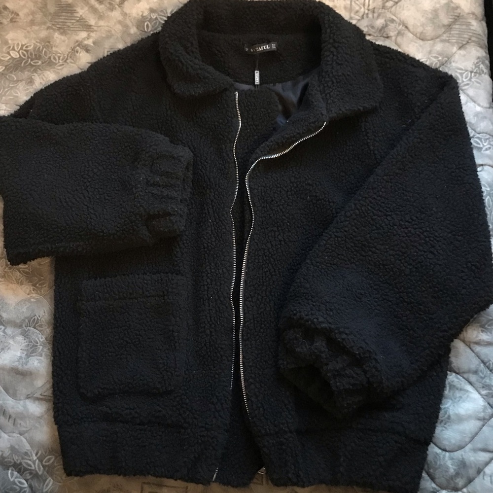 NWOT Zaful teddy coat/sweater